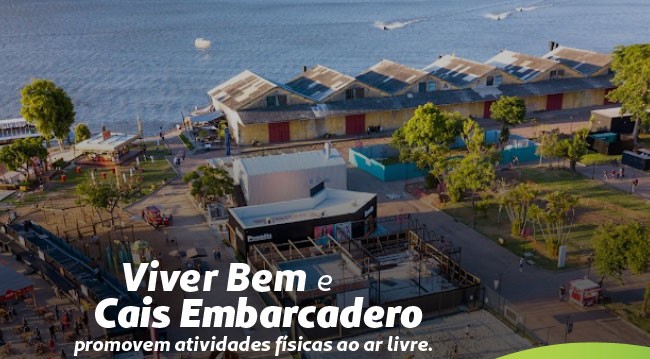 Bora curtir o Cais Embarcadero de um jeito diferente?