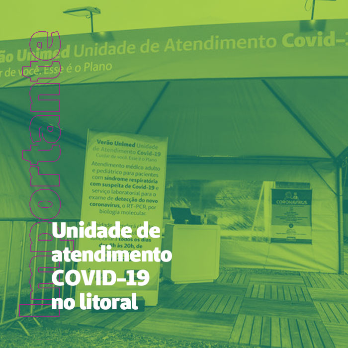 Atendimento no litoral: Unidade de atendimento COVID-19